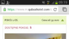 Qubus Hotel z wersją mobilną strony internetowej