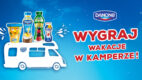 Jogurty pitne Danone promowane konkursem „Odjazdowe lato”