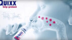 Berlin-Chemie w TV reklamuje nowy produkt Quixx Grip- protect