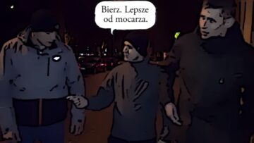 „Dopalacze albo życie”: policjanci ze Szkoły Policji w Słupsku przestrzegają przed substancjami niewiadomego pochodzenia
