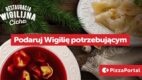 Restauracja Wigilijna „Cicha” na PizzaPortal.pl – podaruj Wigilię potrzebującym
