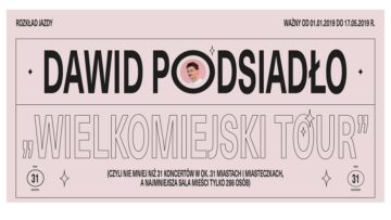 „Wielkomiejski Tour”: Credit Agricole partnerem nowej trasy Dawida Podsiadło