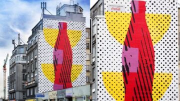 Na warszawskiej Pradze pojawił się mural z butelką Coca-Coli