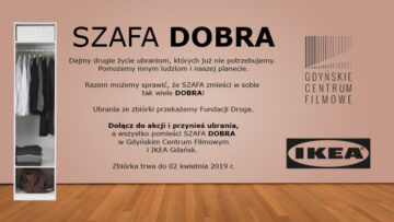 Szafa DOBRA – nowa akcja IKEA Gdańsk i Gdyńskiego Centrum Filmowego