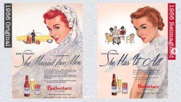Budweiser przekształca swoje seksistowskie reklamy z lat 50. i 60.