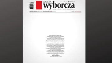 Białe strony polskich gazet – popularne dzienniki popierają dyrektywę o prawie autorskim
