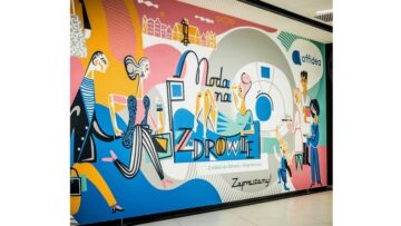 Sztuka promująca zdrowie na gdańskim muralu