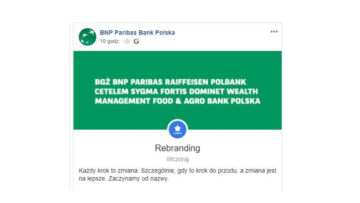„Najdłuższa nazwa banku” czyli rebranding BNP Paribas z przymrużeniem oka
