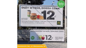 Warszawskie Bio Family zaczepia sieć McDonald’s