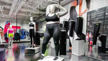 Nike wprowadził manekiny plus size w swoim flagowym sklepie w Londynie