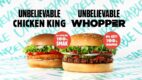 50/50 menu: Burger King sprawdza, czy klienci odróżnią mięsnego burgera od roślinnego
