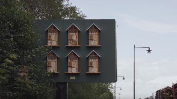 McDonald’s umieścił hotele dla pszczół na billboardach
