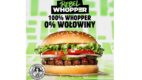 Burger King przedstawia Rebel Whoppera – 100% Whopper, 0% wołowiny