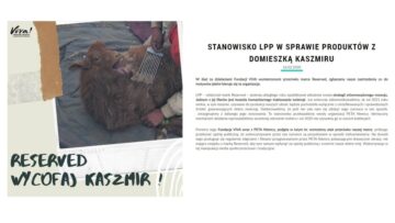 PETA i Fundacja Viva będą protestować przed sklepami Reserved – LPP odpowiada i rozważa podjęcie kroków prawnych