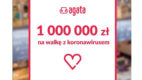 Firma meblowa Agata przekazuje milion złotych na walkę z koronawirusem