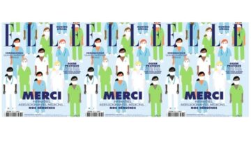 Francuskie Elle dziękuje lekarzom oraz pielęgniarkom i wypuszcza specjalne wydanie magazynu