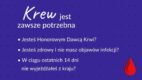 Jeśli możesz oddaj krew – apel PCK na ekranach Jet Line