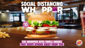 Burger King stworzył specjalnego Whoppera, którym zachęca do social distancingu