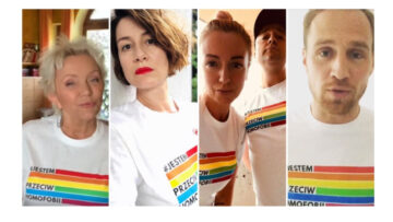 Maja Ostaszewska, Margaret, Czesław Mozil oraz Michał Piróg wspierają akcję #JestemPrzeciwHomofobii