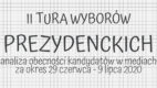 II tura wyborów: analiza obecności kandydatów w mediach