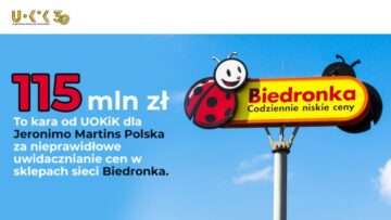 UOKiK: 115 mln zł kary dla Biedronki za naruszanie praw konsumentów