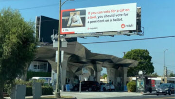 Reddit wykupił billboardy w kilku dużych miastach w USA, aby zachęcić Amerykanów do głosowania w wyborach
