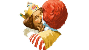 Burger King w nowej kampanii całuje Ronalda McDonalda i wspiera społeczność LGBT+
