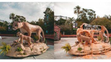 Melting Florida: Topniejące rzeźby zwracają uwagę na globalne ocieplenie w ramach proekologicznej akcji