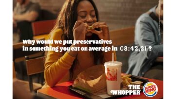 Burger King pokazuje, ile czasu potrzeba by zjeść Whoppera i ponownie zwraca uwagę na ich naturalność