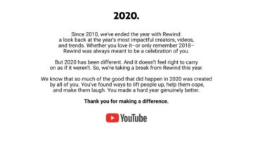 W tym roku nie będzie słynnego YouTube Rewind – platforma uznała, że 2020 rok jest „zbyt ciężki”