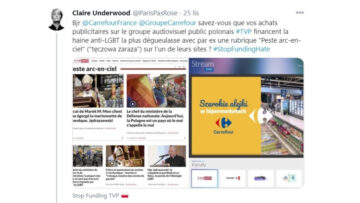 Sieć Carrefour wstrzymała emisję reklamy w TVP VOD – ma to związek w homofobicznymi treściami