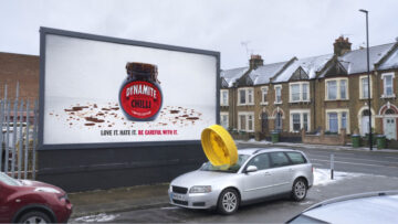 Wybuchowy billboard 3D promuje nowy produkt marki Marmite