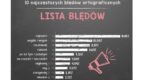 100 najczęstszych błędów w internecie w 2020 roku [raport]