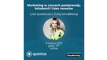 Live z Julią Izmałkową: Marketing w czasach postprawdy, infodemii i fake newsów