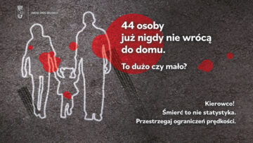 Śmierć to nie statystyka: Zarząd Dróg Miejskich w Warszawie rusza z kampanią skierowaną do kierowców