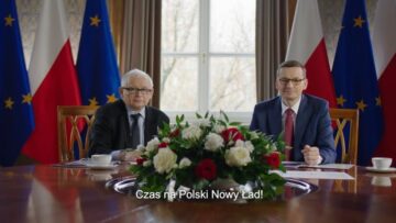 Mateusz Morawiecki i Jarosław Kaczyński promują nowy program PiS – Nowy Ład