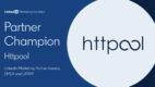 Httpool uhonorowana LinkedIn Partner Champion Award 2021