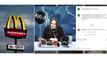 Tommy Cash zapowiada, że w ofercie McDonald’s pojawi się Sad Meal