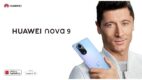 Kampania promująca najnowszy smartfon Huawei nova 9 z  Robertem Lewandowskim