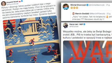 Bożonarodzeniowy plakat Warszawy znów wzbudza kontrowersje. Politycy krytykują przekaz i estetykę