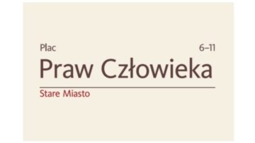 Kraków zmienił nazwy swoich ulic z okazji Międzynarodowego Dnia Praw Człowieka