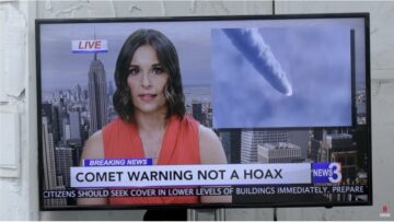 Netflix nabrał nowojorczyków, że do Ziemi zbliża się kometa – kolejna kampania promująca film „Nie patrz w górę”