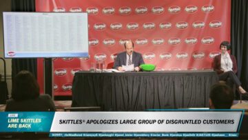 Skittles organizuje specjalną konferencję prasową i przeprasza konsumentów