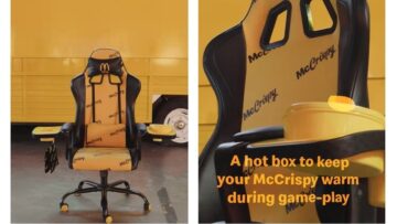 McDonald’s stworzył fotel gamingowy z miejscem do podgrzania burgera