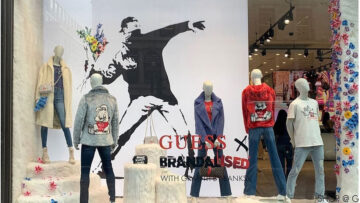 Banksy oskarża markę Guess o wykorzystanie jego grafik bez zgody