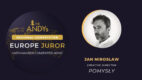 Jan Mirosław dołączył do jury konkursu The ANDYs