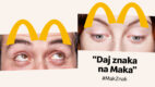 Najnowsza kampania McDonald’s „Daj Znaka na Maka” kręci się wokół brwi
