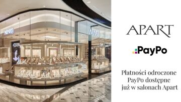 Płatności PayPo dostępne w sklepach stacjonarnych Apart 