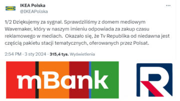 IKEA, mBank i inne marki wycofały reklamy z TV Republika. Stacja namawia do bojkotu: #wIKEAniekupuję
