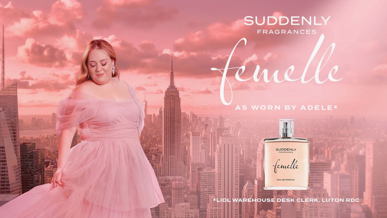 Adele et Shakira font la promotion des parfums de Lidl.  Ce sont des employés de magasin, pas des chanteurs célèbres – NowyMarketing